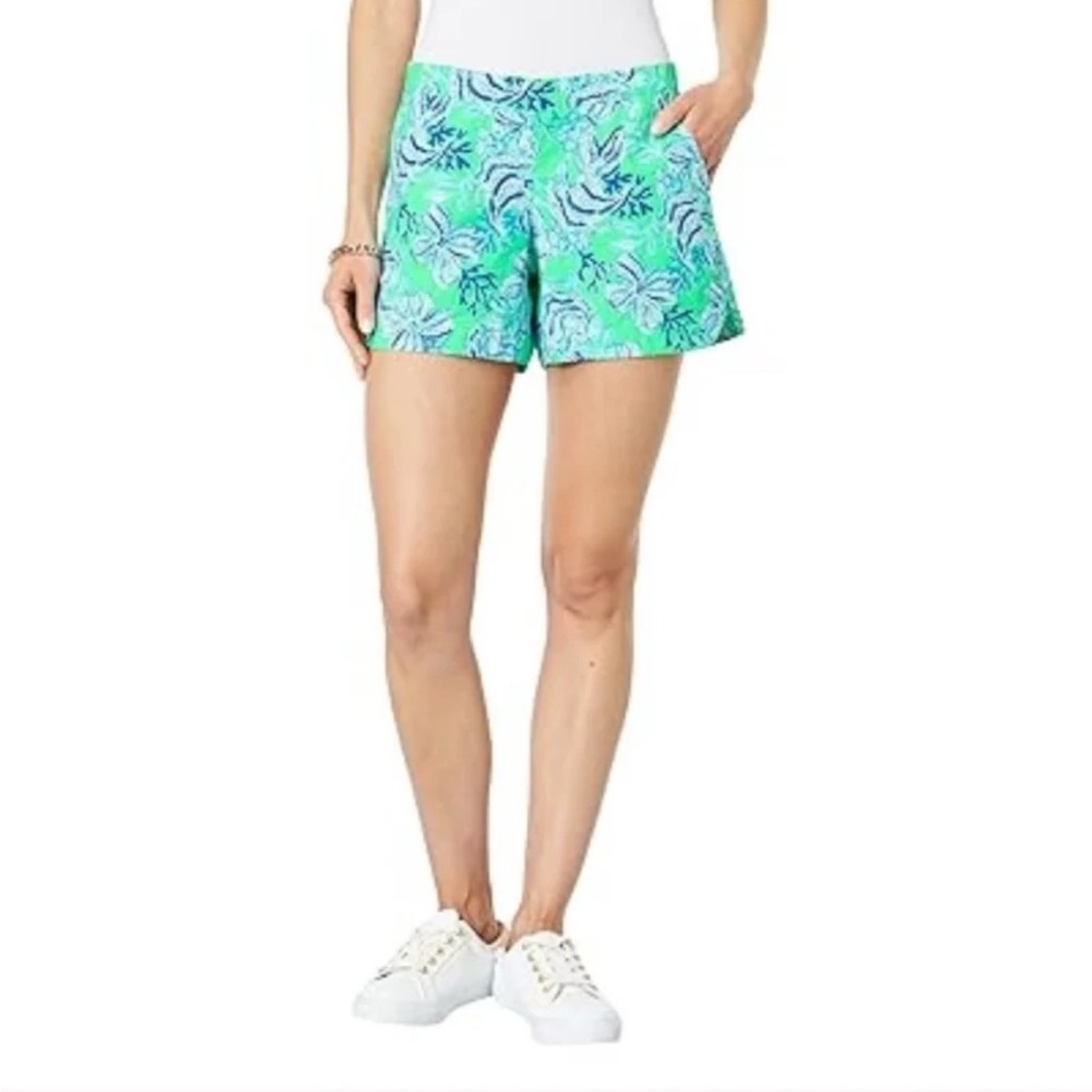 Lilly Pulitzer 5” Ocean View pull on short - small - cabana green